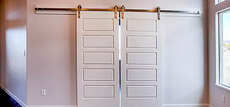 Glass Barn Door with Installation Hardware Kit Jenks