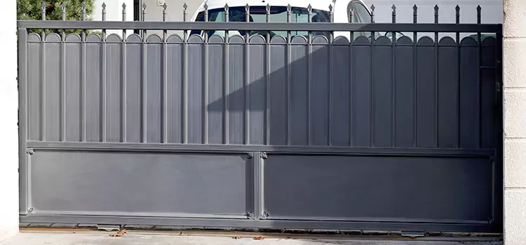Metal Driveway Gate Installation Jenks